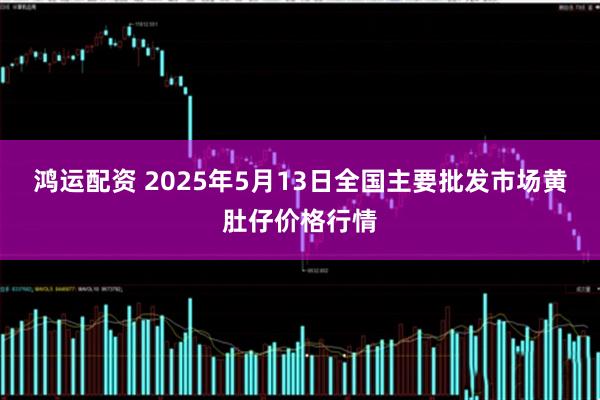 鸿运配资 2025年5月13日全国主要批发市场黄肚仔价格行情