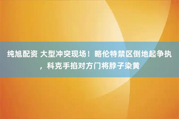 纯旭配资 大型冲突现场！略伦特禁区倒地起争执，科克手掐对方门将脖子染黄